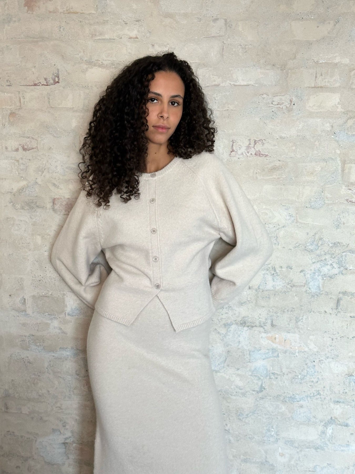 Rex Knit Blouse - Ivory