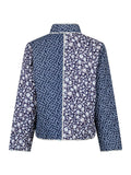 Kamil Quilt Combination Jacket - Blue