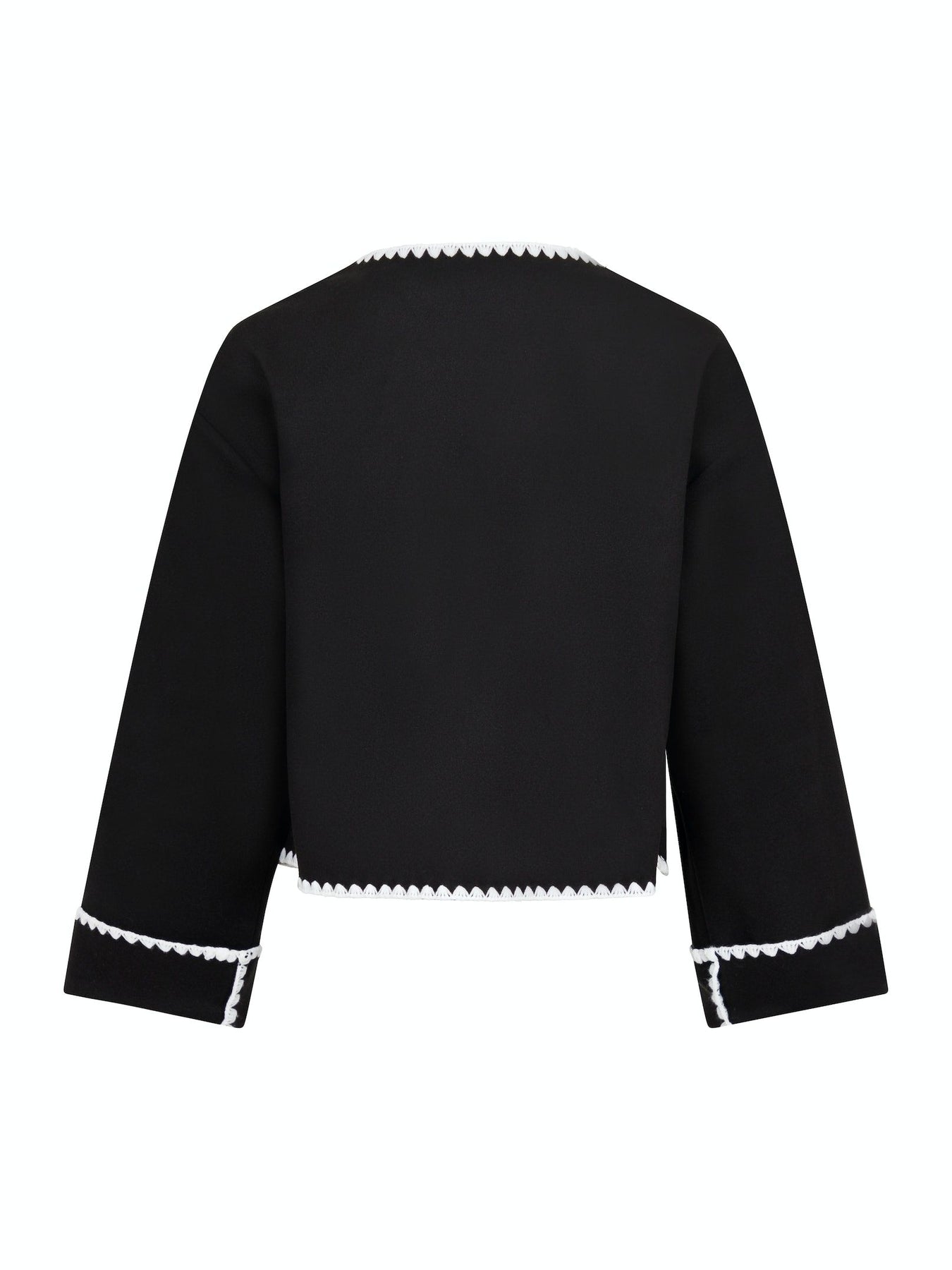 Malikka Contrast Jacket - Black