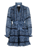 Elysia Pure Paisley Dress - Navy