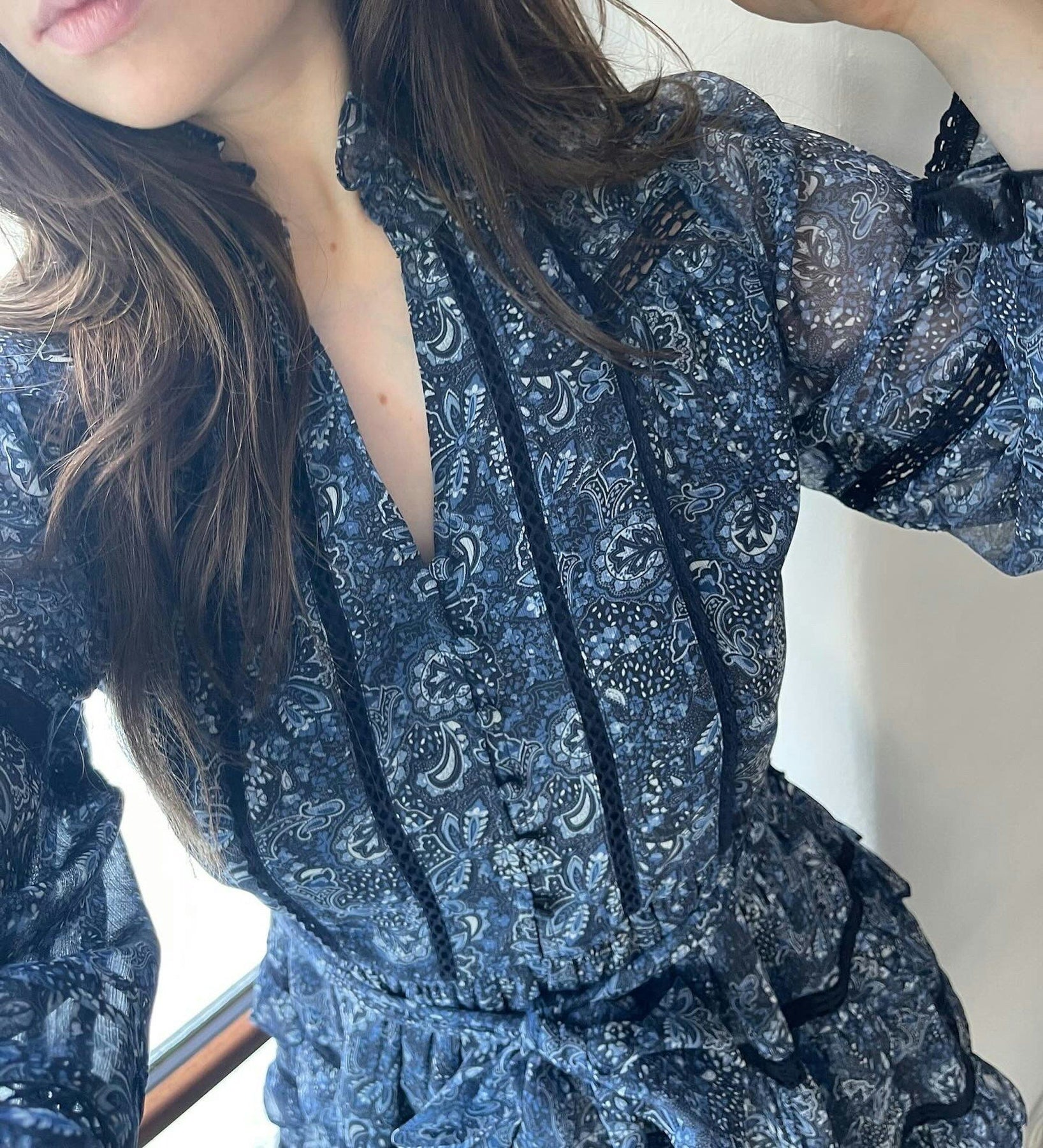 Elysia Pure Paisley Dress - Navy
