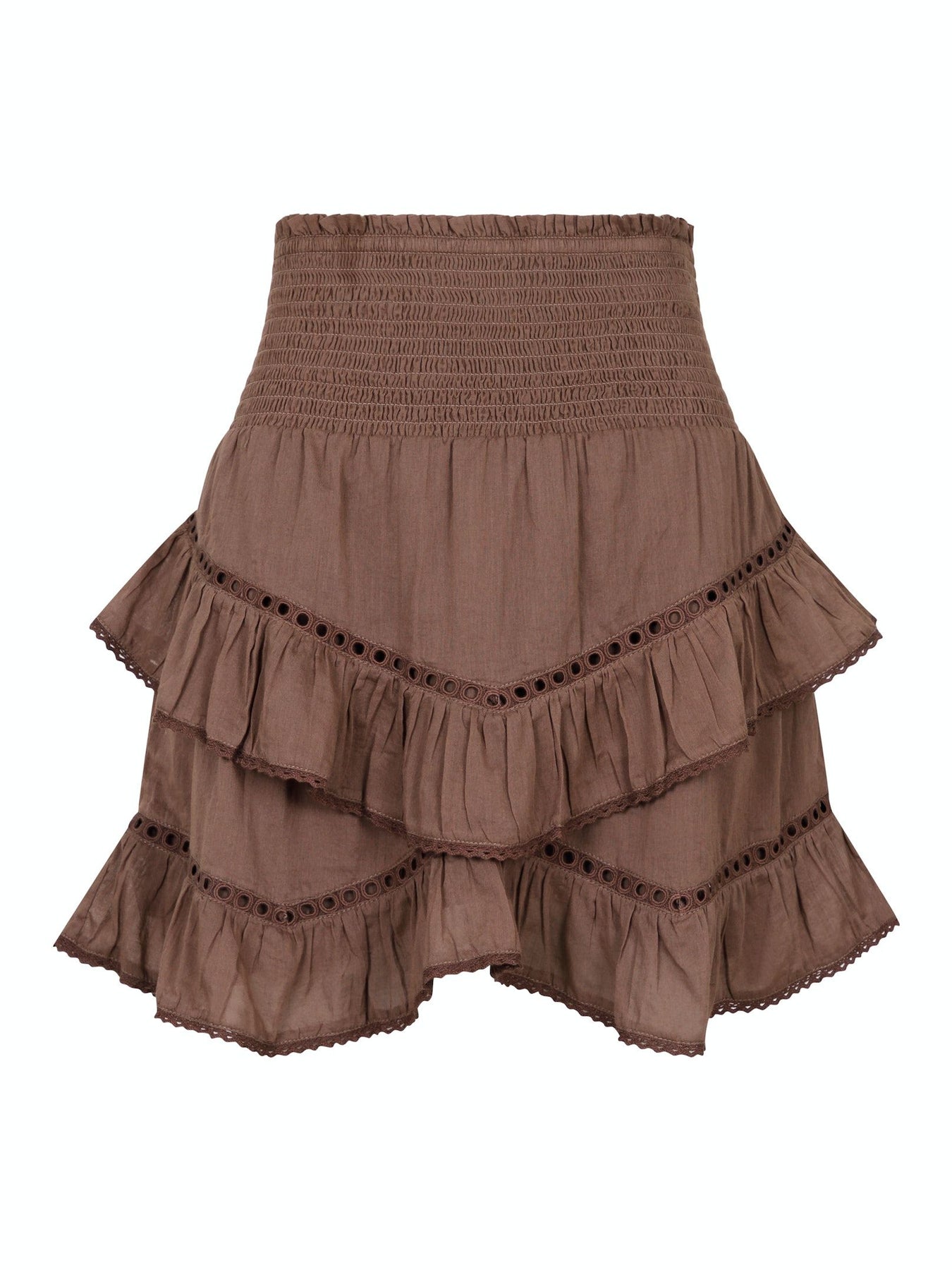 Ricki S Voile Skirt - Light Brown