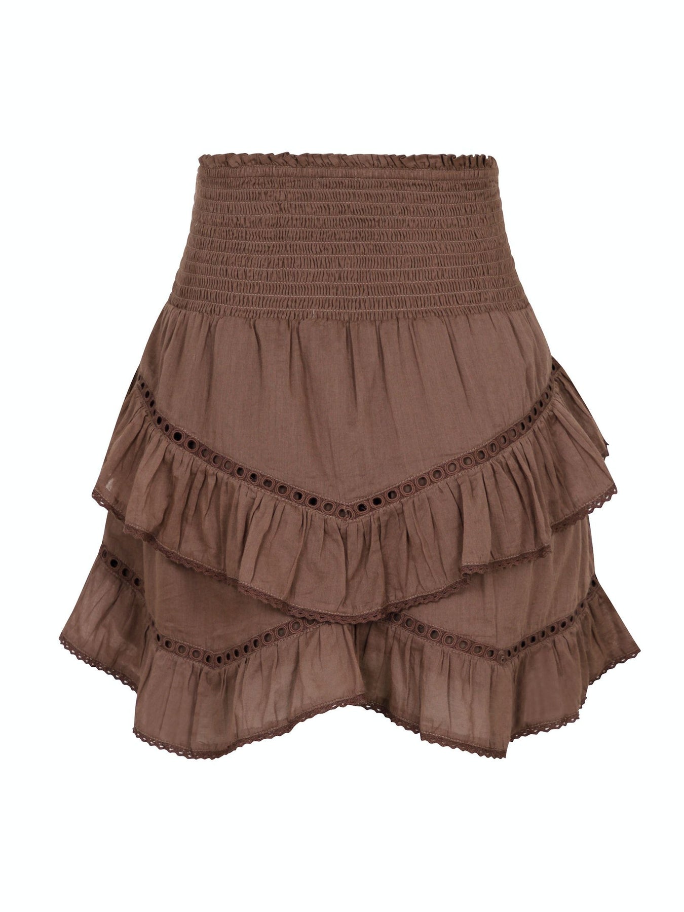 Ricki S Voile Skirt - Light Brown