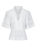 Evienne S Voile Top - Vit
