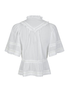 Evienne S Voile Top - White