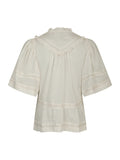 Evienne S Voile Top - Ivory