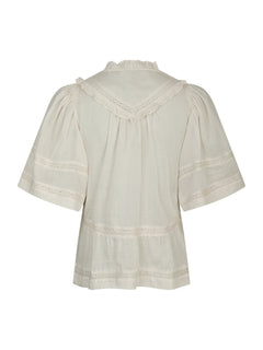 Evienne S Voile Top - Ivory