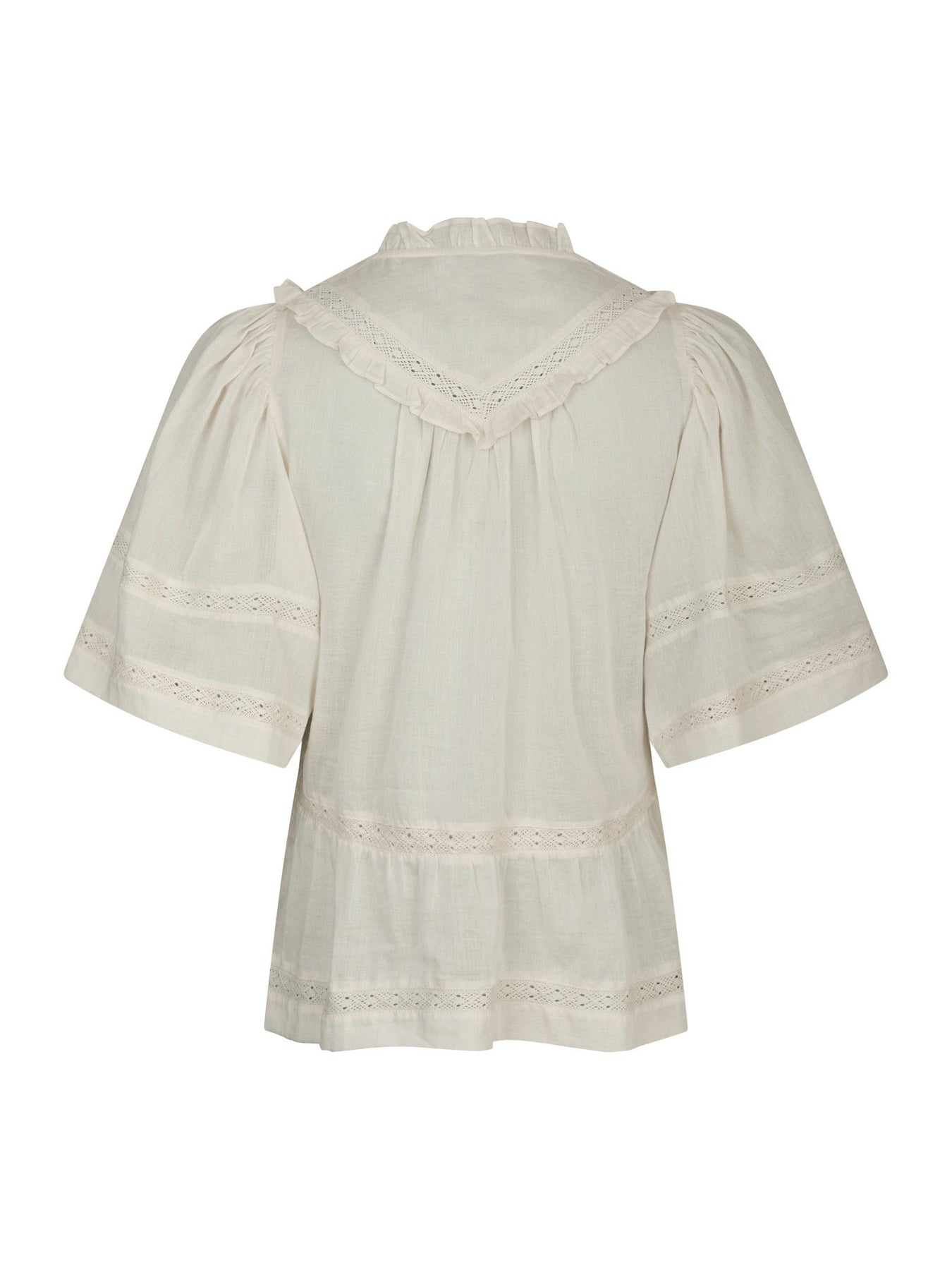 Evienne S Voile Top - Ivory