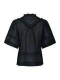 Evienne S Voile Top - Navy