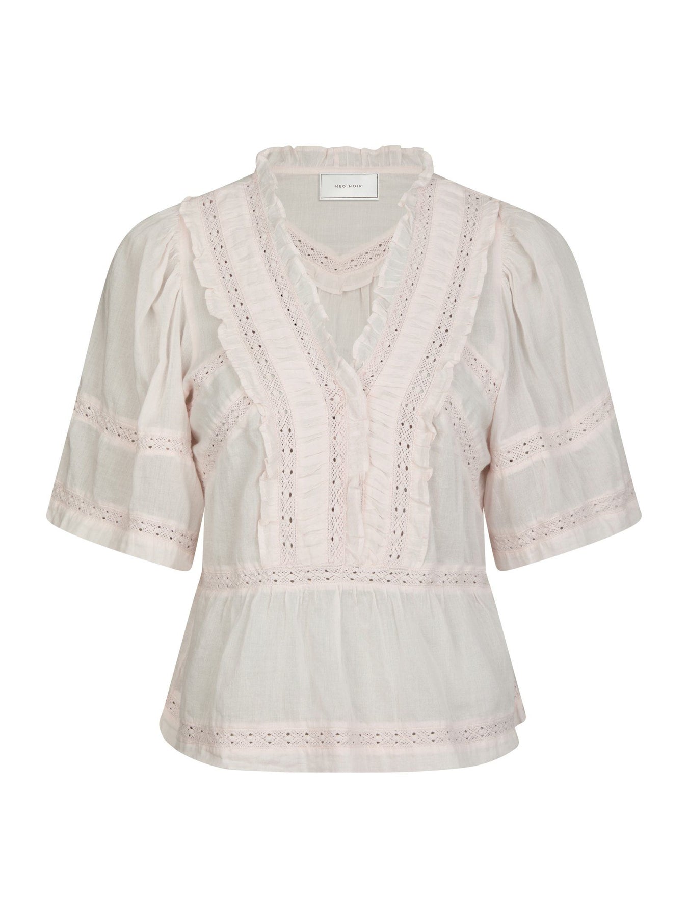 Evienne S Voile Top - Light Pink