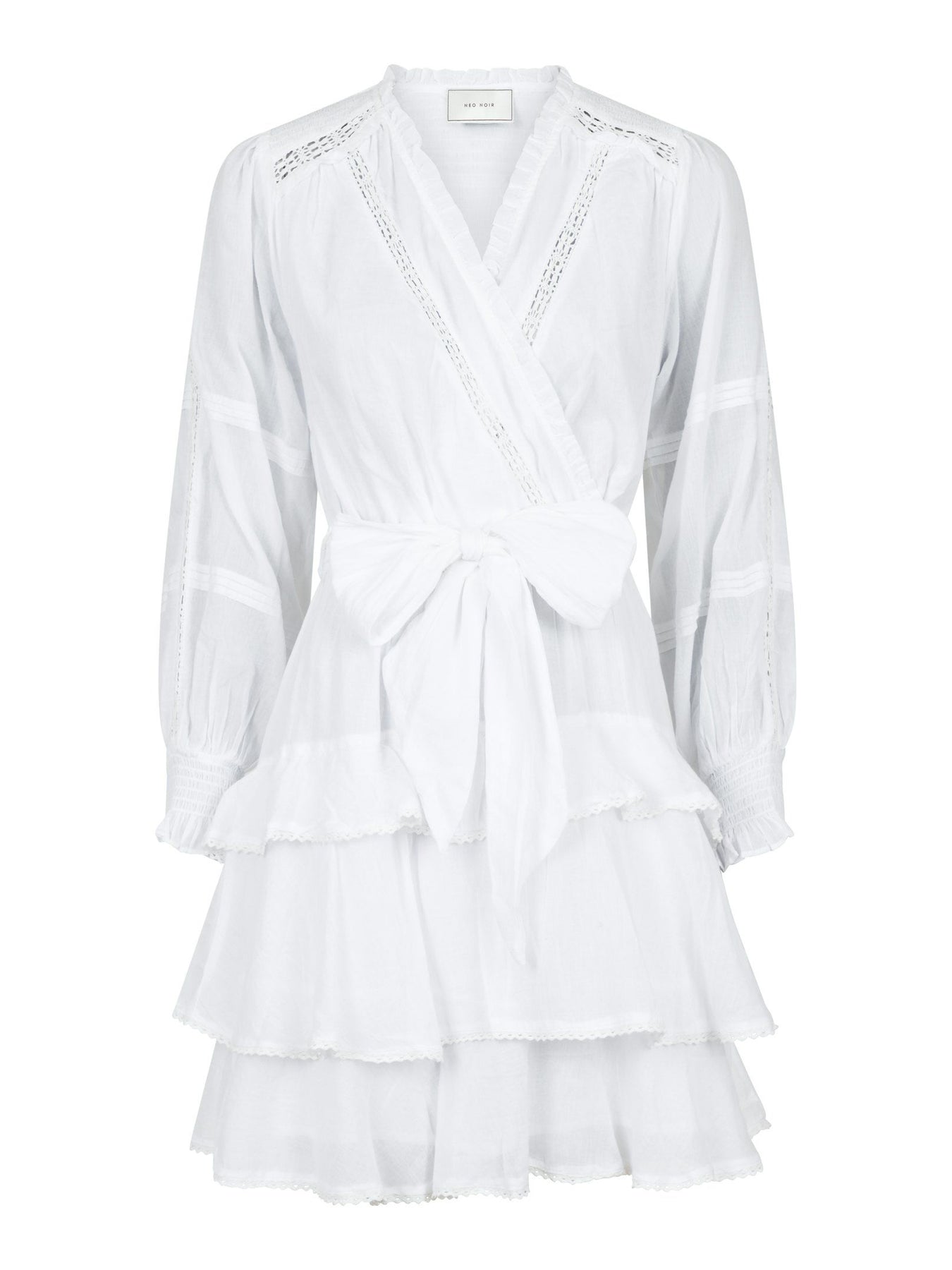 Ada S Voile Dress - White