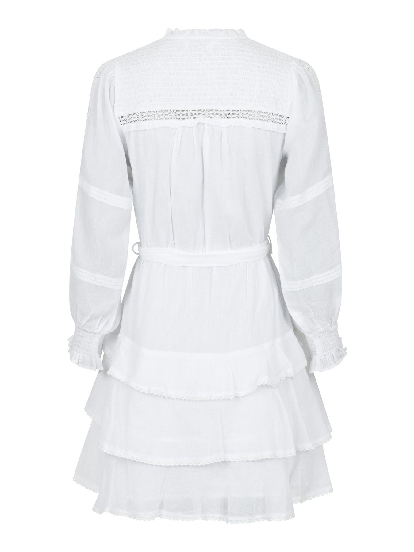 Ada S Voile Dress - White