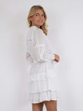 Ada S Voile Dress - White