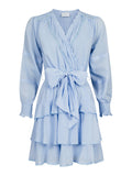 Ada S Voile Dress - Light Blue