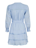 Ada S Voile Dress - Light Blue