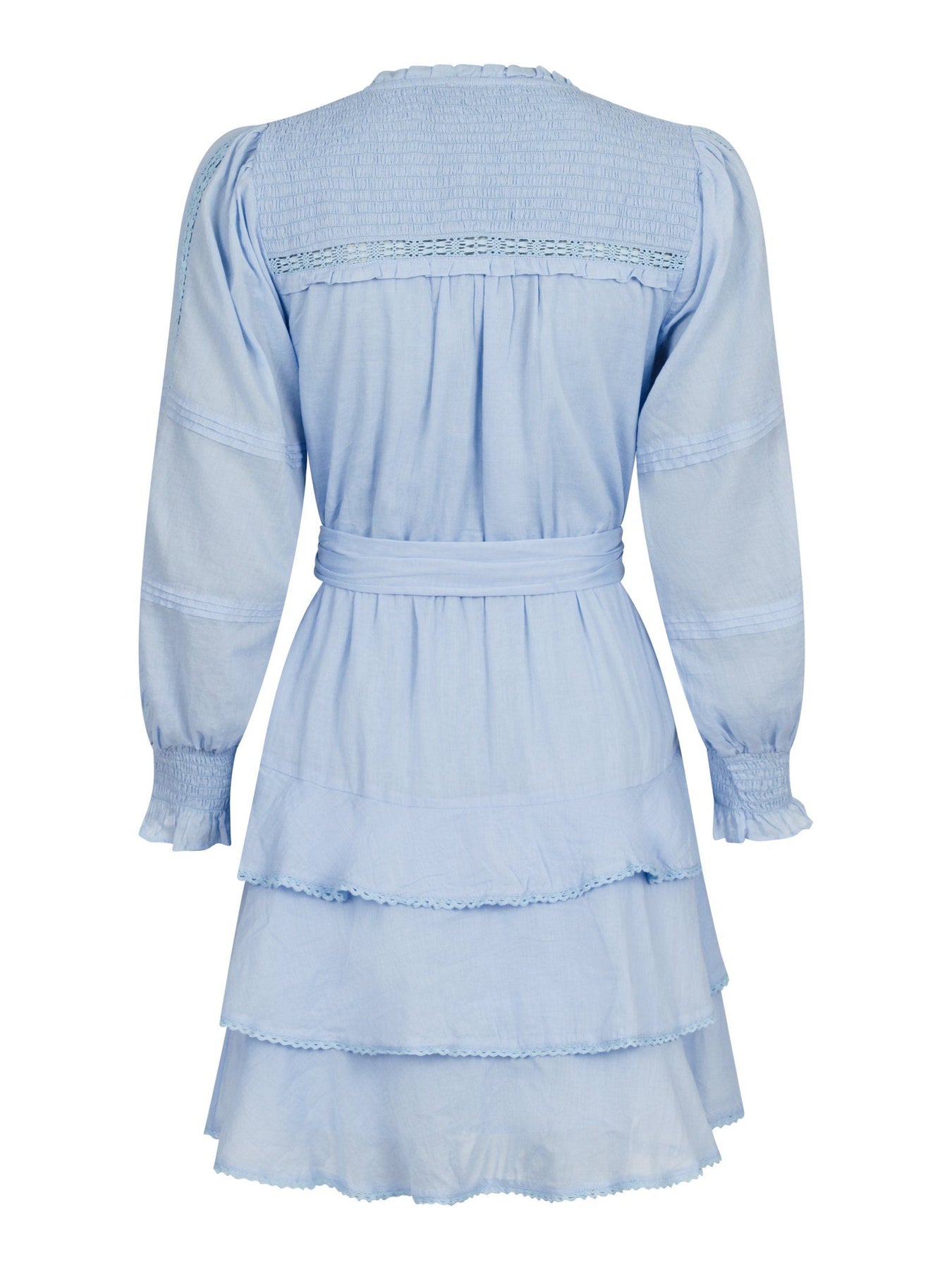 Ada S Voile Dress - Light Blue