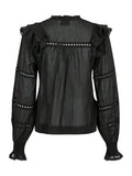 Aurika S Voile Blouse - Black