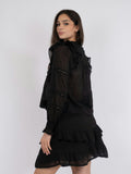 Aurika S Voile Blouse - Black