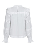 Aurika S Voile Blouse - White
