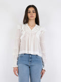 Aurika S Voile Blouse - White