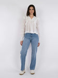 Aurika S Voile Blouse - White