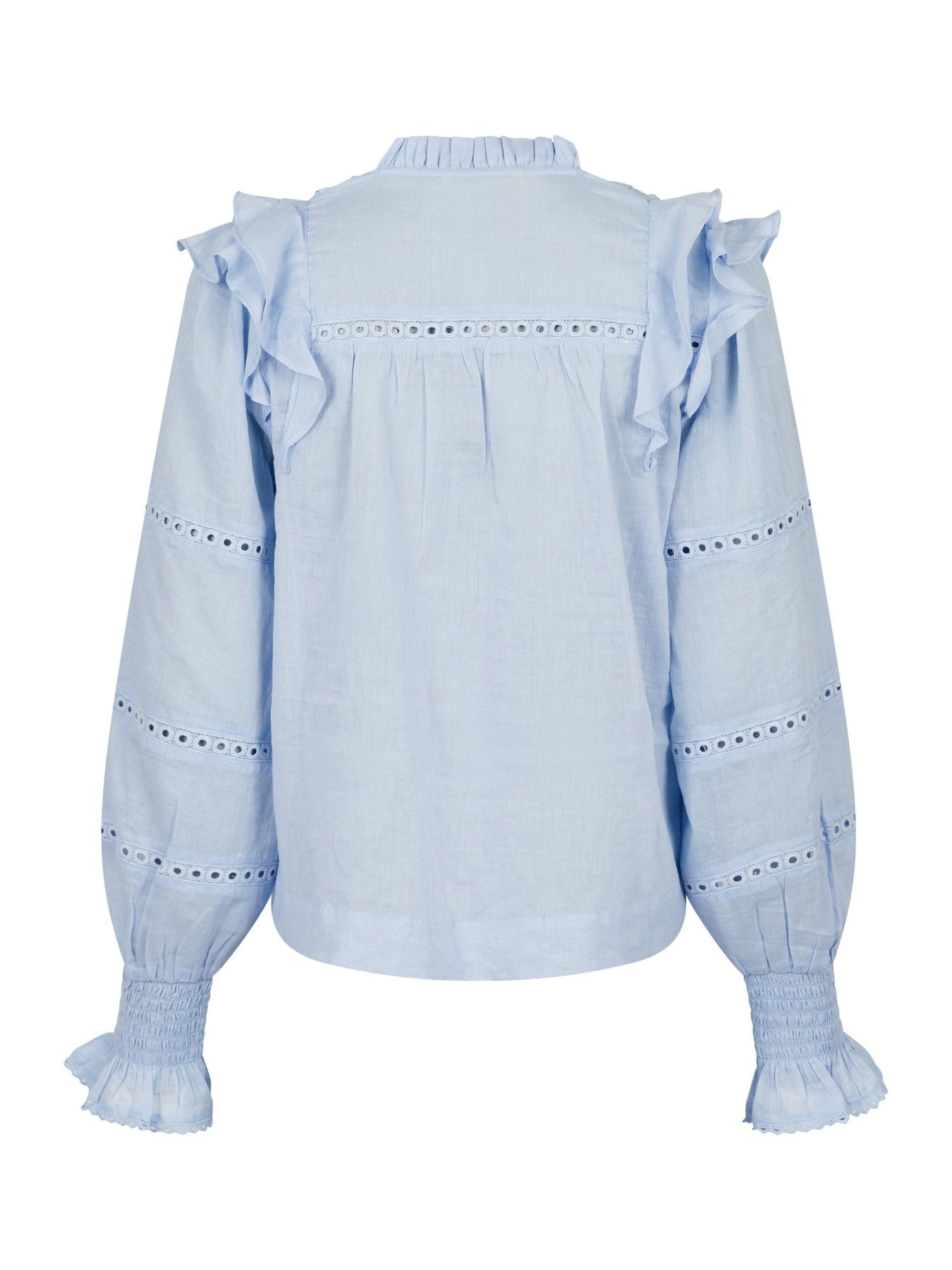 Aurika S Voile Blouse - Light Blue