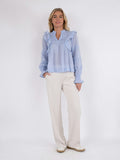 Aurika S Voile Blouse - Light Blue
