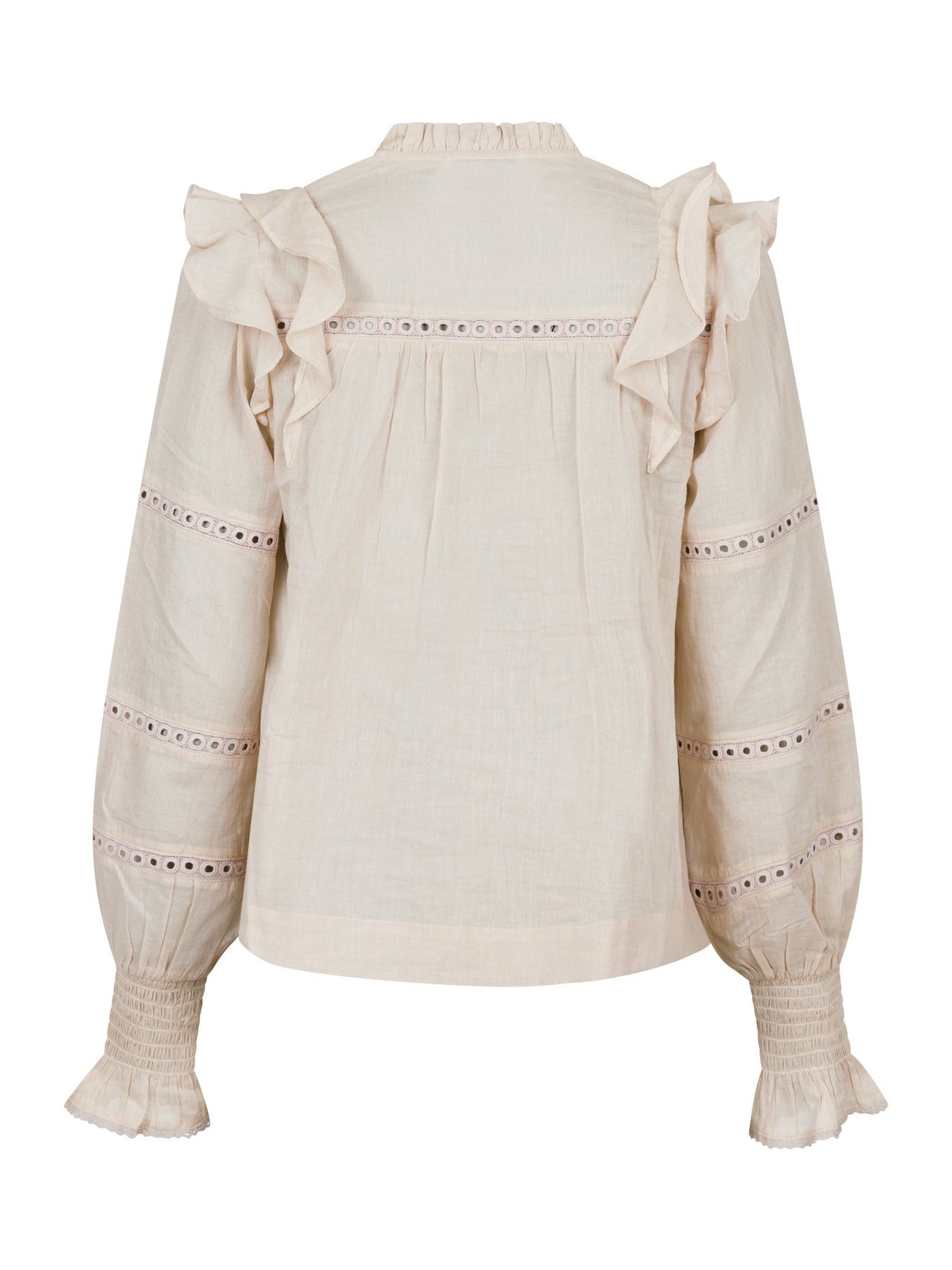 Aurika S Voile Blouse - Sand