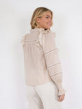 Aurika S Voile Blouse - Sand
