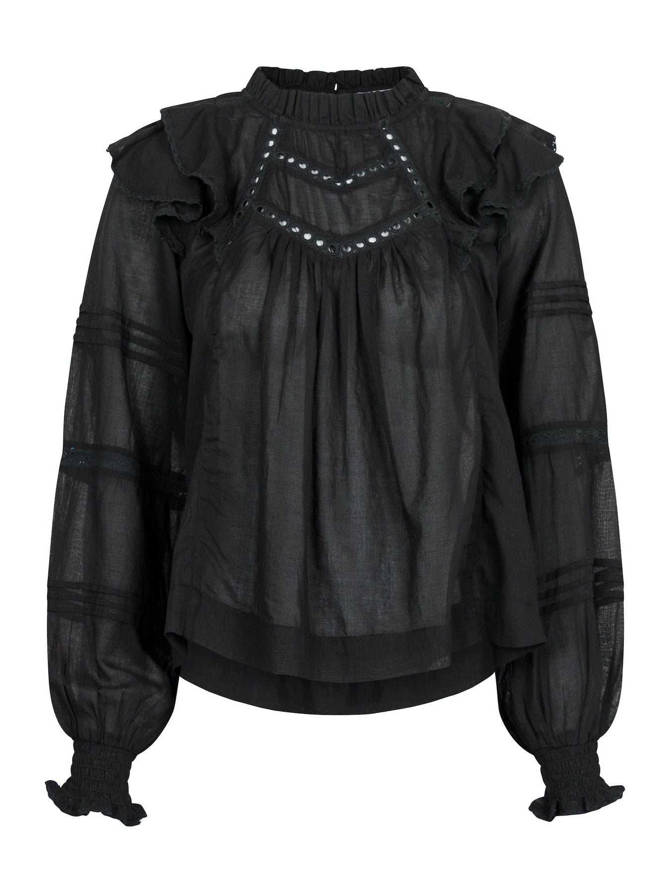 Simkie S Voile Blouse - Black