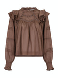 Simkie S Voile Blouse - Light Brown