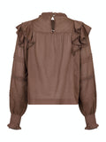 Simkie S Voile Blouse - Light Brown