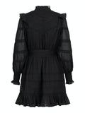 Salli S Voile Dress - Black