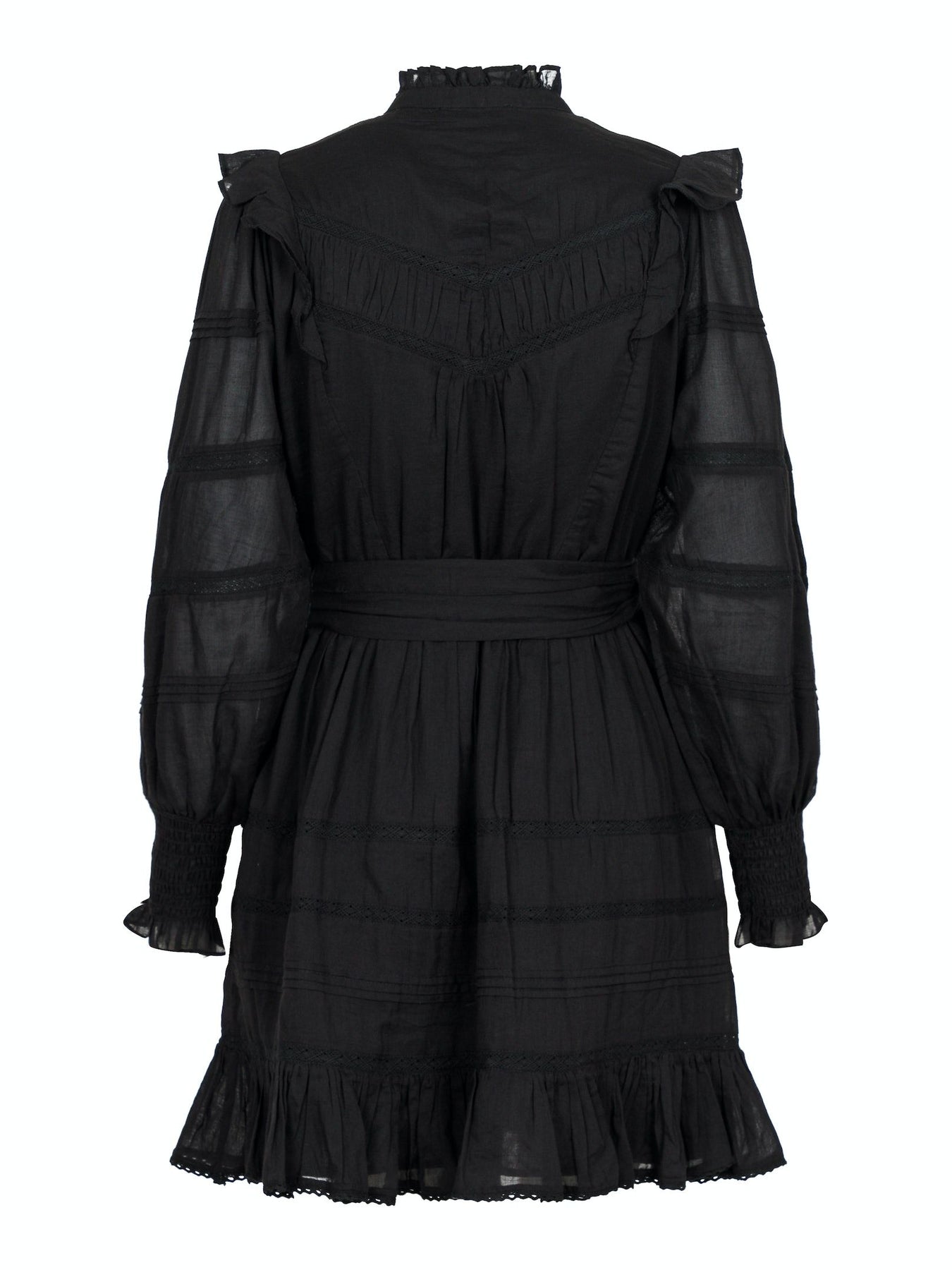 Salli S Voile Dress - Black
