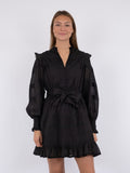 Salli S Voile Dress - Black