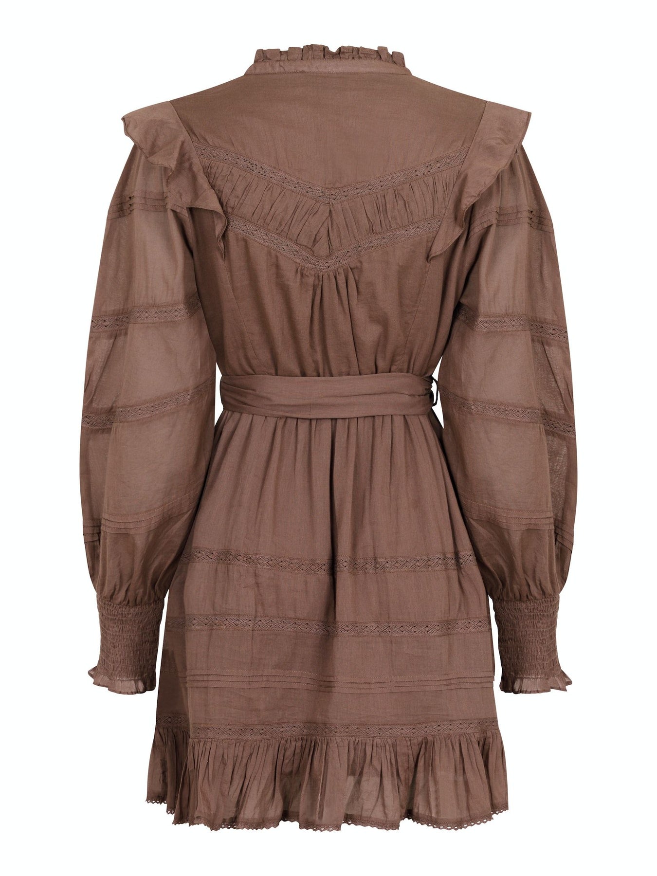 Salli S Voile Dress - Light Brown