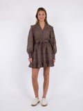 Salli S Voile Dress - Light Brown