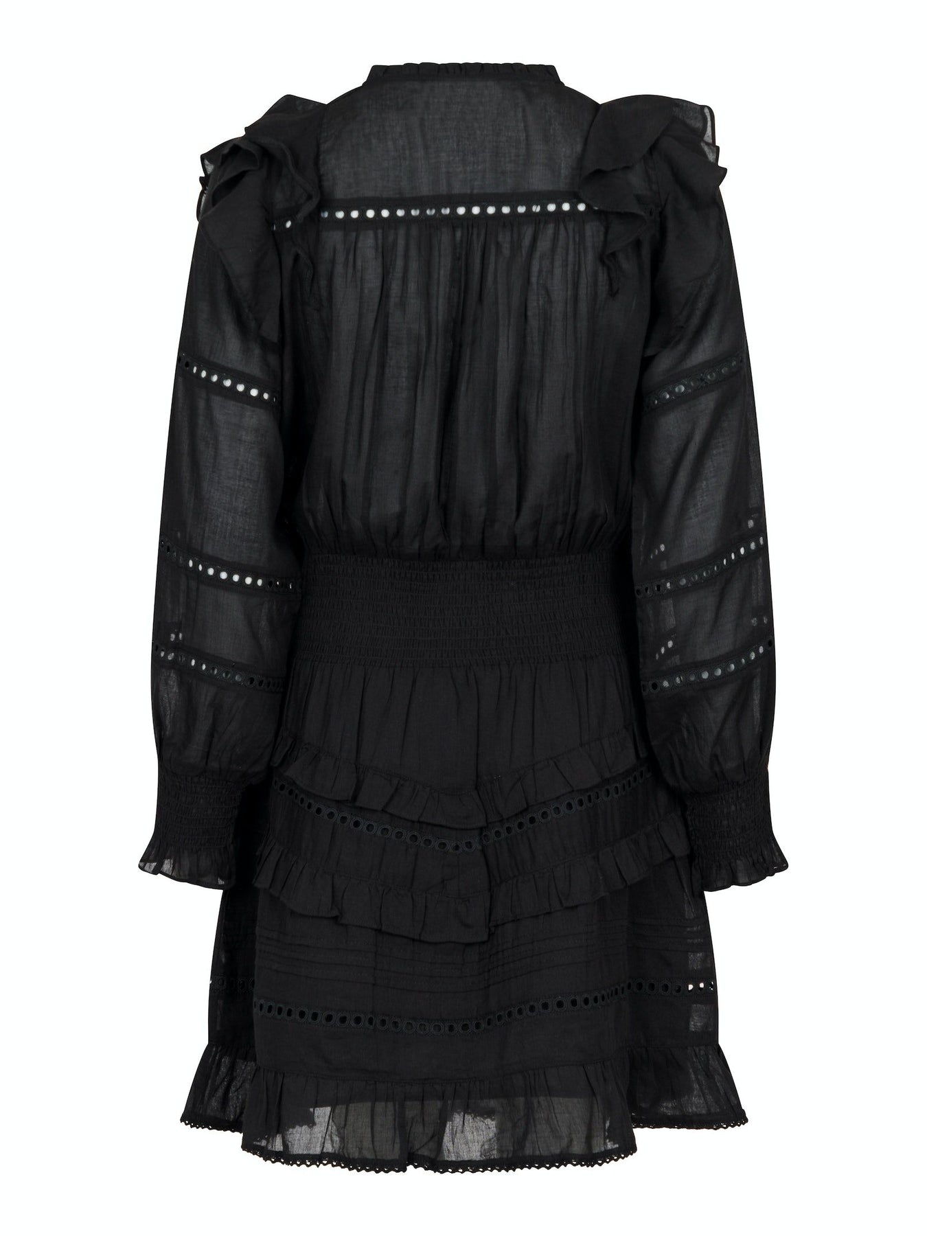 Neo Noir Harmoni S Voile Dress - Svart