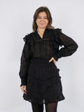 Neo Noir Harmoni S Voile Dress - Svart