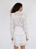 Harmoni S Voile Dress - White