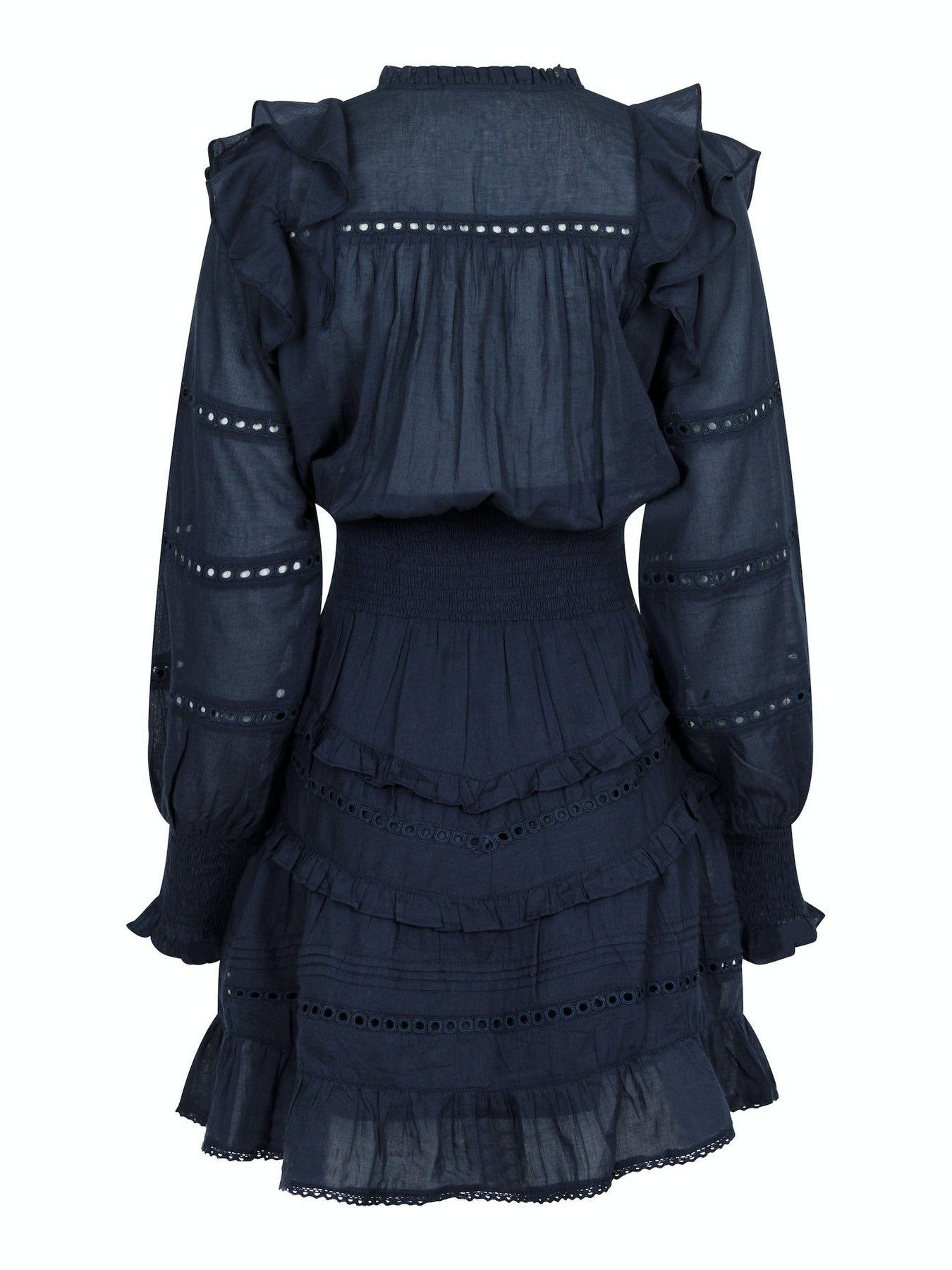 Harmoni S Voile Dress - Navy