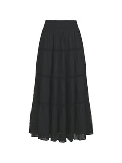 Felicia S Voile Skirt - Black