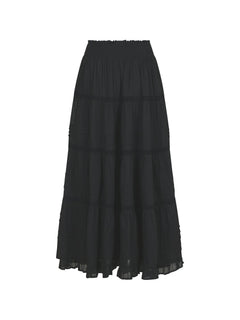 Felicia S Voile Skirt - Black