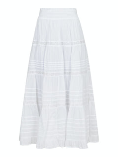 Felicia S Voile Skirt - White