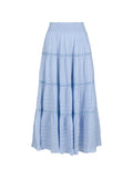 Felicia S Voile Skirt - Ljusblå