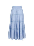 Felicia S Voile Skirt - Ljusblå
