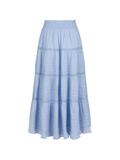 Felicia S Voile Skirt - Light Blue