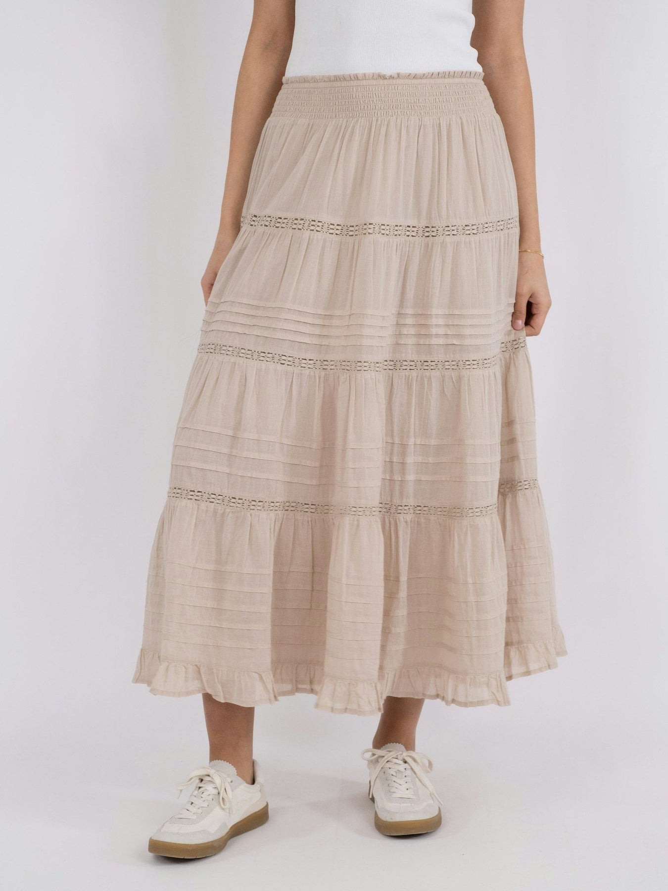 Felicia S Voile Skirt - Sand