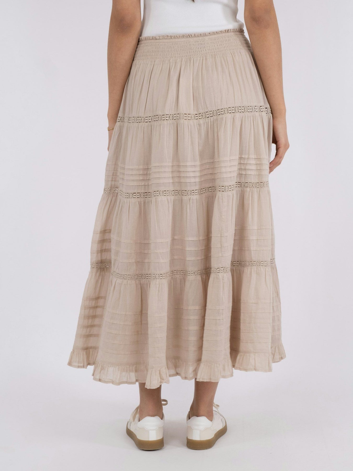 Felicia S Voile Skirt - Sand