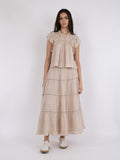 Felicia S Voile Skirt - Sand